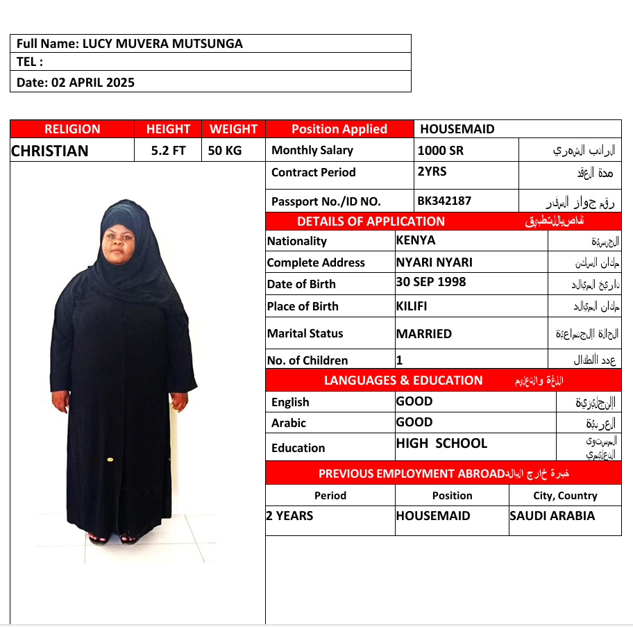 لوسي موفيرا موتسونغا